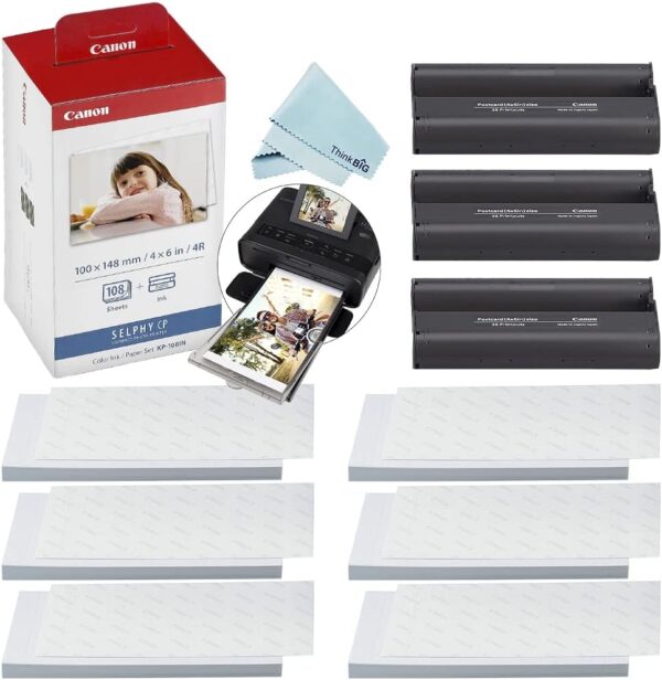 Canon KP-108IN photo paper Red, White - Image 3