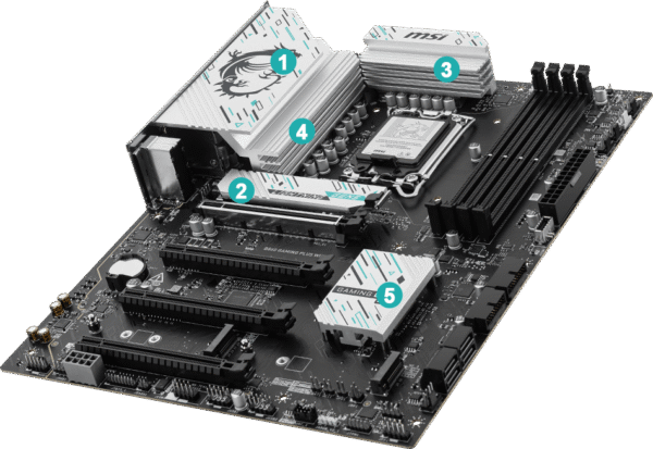 MSI MAG X870E Tomahawk Wi-Fi Motherboard - Image 3